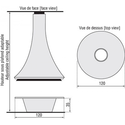 Камин JC Bordelet Eva 992 Tiger (центральный, с открытым очагом)_1 Камин JC Bordelet Eva 992 Tiger (центральный, с открытым очагом)_1