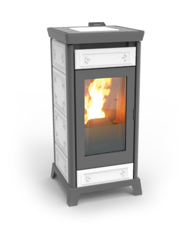 Пеллетный камин c канальным отоплением THERMOROSSI KOKKOLA 10_0 Пеллетный камин c канальным отоплением THERMOROSSI KOKKOLA 10_0