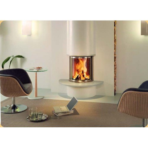 Каминная топка Brunner Compact 57/55 сферическое стекло, вертикальное открытие (с подъемом)_2 Каминная топка Brunner Compact 57/55 сферическое стекло, вертикальное открытие (с подъемом)_2