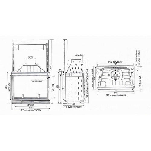 Каминная топка Seguin Super 8_6 Каминная топка Seguin Super 8_6