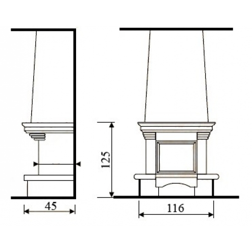 Каминная облицовка Andalusia Izeo Giallo_1 Каминная облицовка Andalusia Izeo Giallo_1