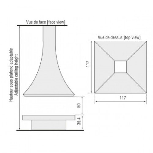Камин JC Bordelet Julietta 985 centrale vitree_1 Камин JC Bordelet Julietta 985 centrale vitree_1