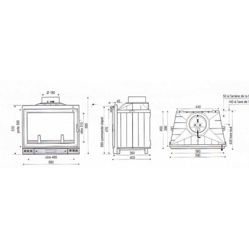 Каминная топка Seguin Rubis_1 Каминная топка Seguin Rubis_1