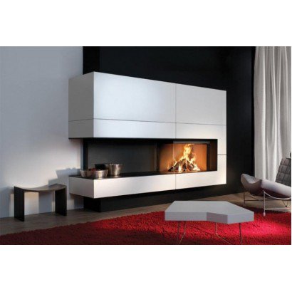 Каминная топка Kal-Fire heat pure 90 угловая_0 Каминная топка Kal-Fire heat pure 90 угловая_0