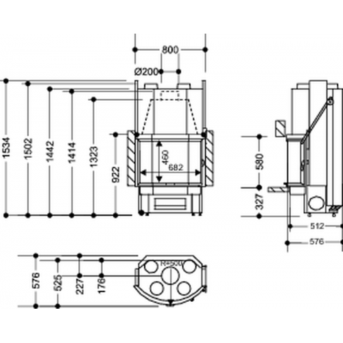 Каминная топка Richard Le Droff 4601 ELB_1 Каминная топка Richard Le Droff 4601 ELB_1