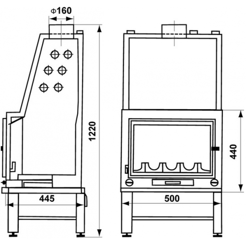 Каминная топка Tarnava AquaTar Comfort 16_1 Каминная топка Tarnava AquaTar Comfort 16_1
