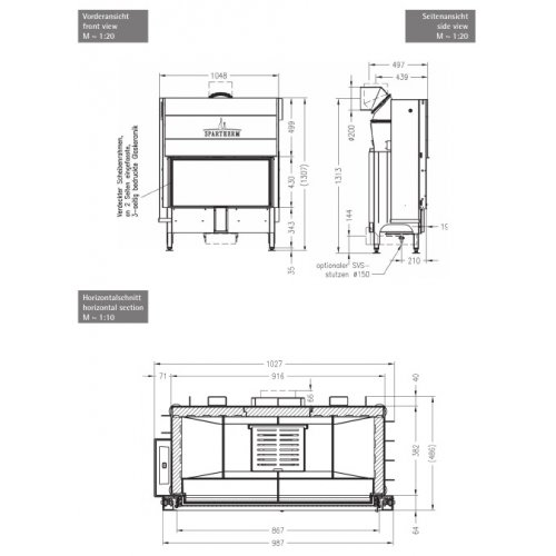 Каминная топка Spartherm Varia Ah 3S 2_2 Каминная топка Spartherm Varia Ah 3S 2_2