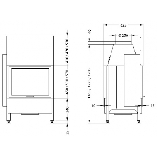 Каминная топка Spartherm Varia FDh 3S_1 Каминная топка Spartherm Varia FDh 3S_1