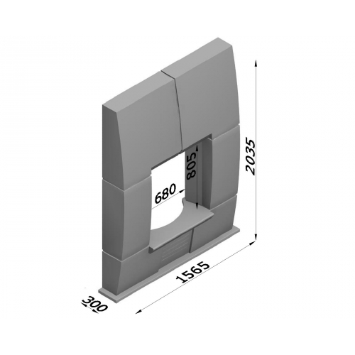 Каминная облицовка Glivi Доусон_1 Каминная облицовка Glivi Доусон_1