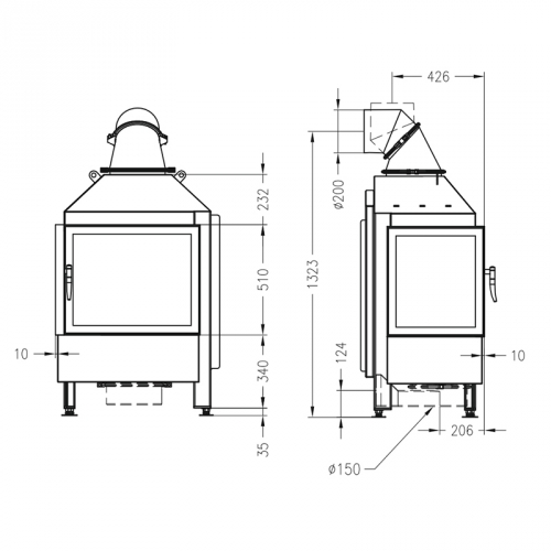 Каминная топка Spartherm Varia 2L_3 Каминная топка Spartherm Varia 2L_3