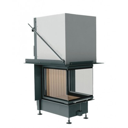 Brunner panorama-kamin 42/42/42/42, рамка широкая черная_0 Brunner panorama-kamin 42/42/42/42, рамка широкая черная_0