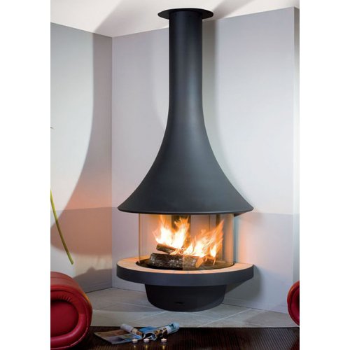 Камин JC Bordelet Eva 992 murale vitree (пристенный, с закрытым очагом)_0 Камин JC Bordelet Eva 992 murale vitree (пристенный, с закрытым очагом)_0