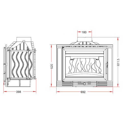 Каминная топка Invicta Minos 700 (Минос 700)_1 Каминная топка Invicta Minos 700 (Минос 700)_1