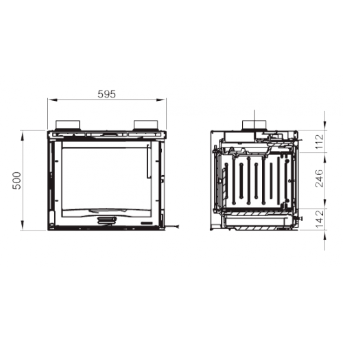 Каминная топка La Nordica Insert 60 With Fan_1 Каминная топка La Nordica Insert 60 With Fan_1