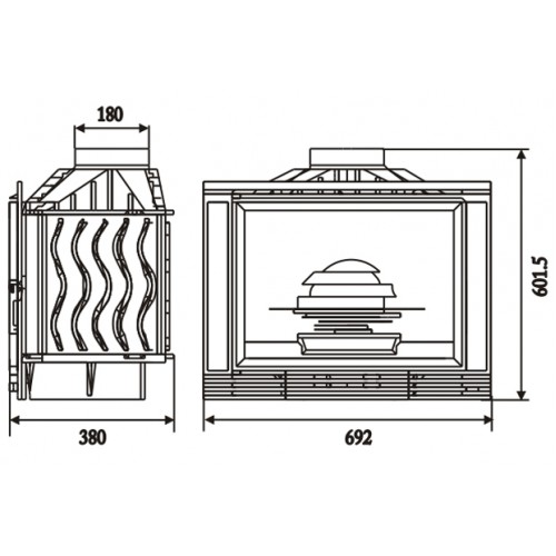 Каминная топка Laudel Arena (арена)_1 Каминная топка Laudel Arena (арена)_1
