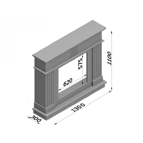 Каминная облицовка Glivi Лондра_1 Каминная облицовка Glivi Лондра_1