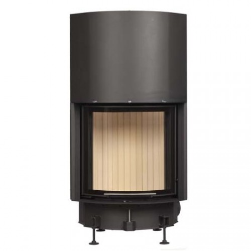Каминная топка Brunner Compact 57/55 сферическое стекло, вертикальное открытие (с подъемом)_0 Каминная топка Brunner Compact 57/55 сферическое стекло, вертикальное открытие (с подъемом)_0