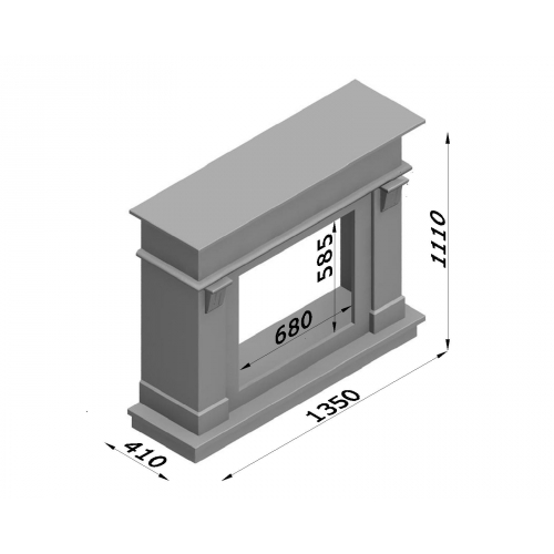 Каминная облицовка Glivi Санта-Лючия_1 Каминная облицовка Glivi Санта-Лючия_1