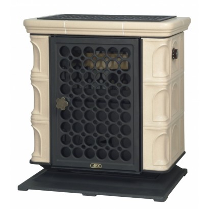 Печь-камин Latvia L бук (чугунный цоколь)_0 Печь-камин Latvia L бук (чугунный цоколь)_0