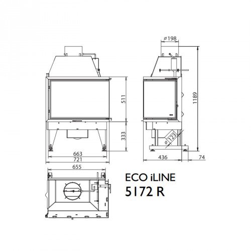 Каминная топка KFD ECO iLINE 5172 L/R_3 Каминная топка KFD ECO iLINE 5172 L/R_3