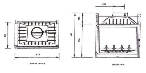 Каминная топка Fabrilor Deco 815 DO BR_1 Каминная топка Fabrilor Deco 815 DO BR_1