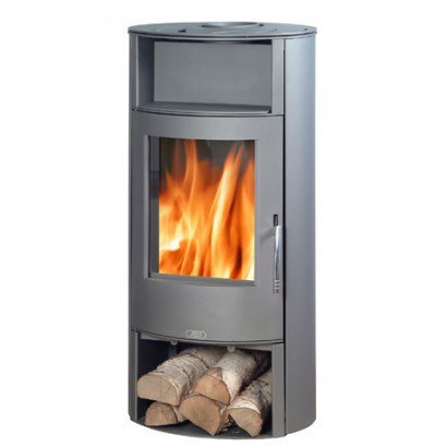 Печь-камин Island 5 серая сталь_0 Печь-камин Island 5 серая сталь_0