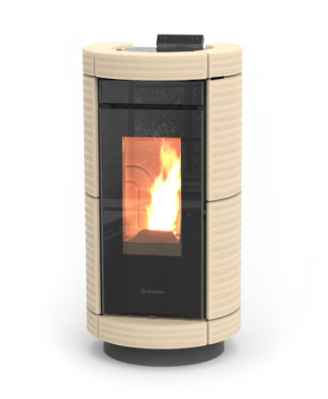 Пеллетный камин воздушный THERMOROSSI DORICA MAIOLICA 13_4 Пеллетный камин воздушный THERMOROSSI DORICA MAIOLICA 13_4