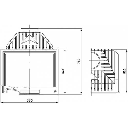Каминная топка Tarnava Professional Max Respekt 21_1 Каминная топка Tarnava Professional Max Respekt 21_1