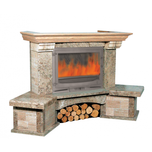 Каминная Облицовка  Bella Italia Wenecja (Венеция) Угловая NS_0 Каминная Облицовка  Bella Italia Wenecja (Венеция) Угловая NS_0