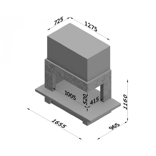 Каминная облицовка Glivi Флай_1 Каминная облицовка Glivi Флай_1