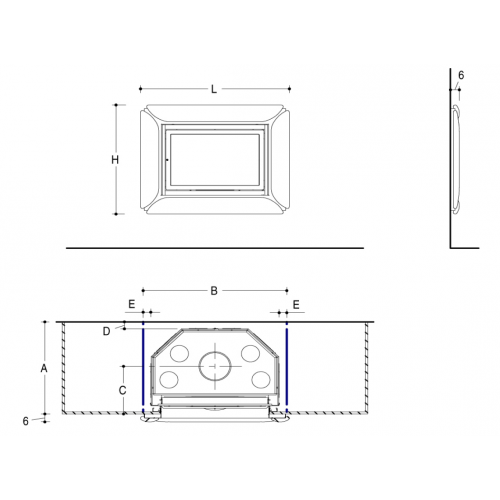 Каминная облицовка Piazzetta Essen_1 Каминная облицовка Piazzetta Essen_1