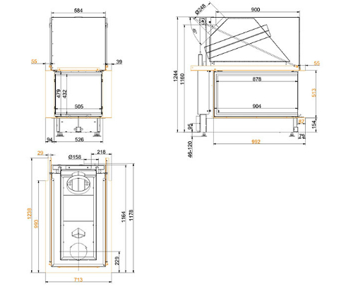 Brunner Panorama-Kamin 51/88/50/88_1 Brunner Panorama-Kamin 51/88/50/88_1