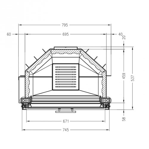 Каминная топка Spartherm Speedy 1Vh 4S_1 Каминная топка Spartherm Speedy 1Vh 4S_1