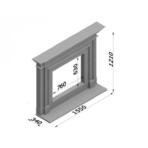 Каминная облицовка Glivi Лондон_1 Каминная облицовка Glivi Лондон_1