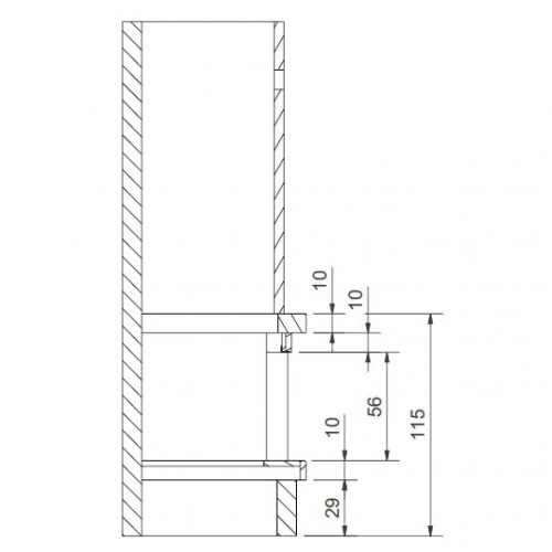 Каминная облицовка Fugar F-284, правая_2 Каминная облицовка Fugar F-284, правая_2