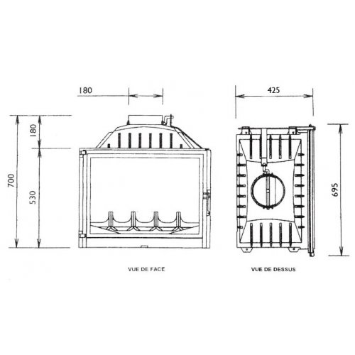 Каминная топка Fabrilor Deco 730_1 Каминная топка Fabrilor Deco 730_1