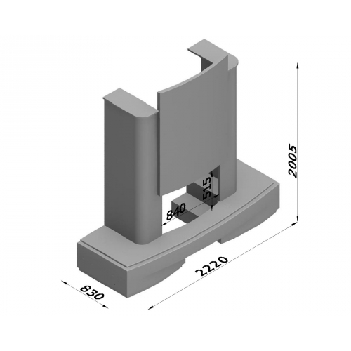 Каминная облицовка Glivi Барселона_1 Каминная облицовка Glivi Барселона_1