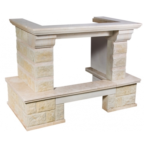 Каминная облицовка MadeIra Darina Cream_5 Каминная облицовка MadeIra Darina Cream_5