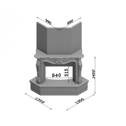 Каминная облицовка Glivi Джанкой_1 Каминная облицовка Glivi Джанкой_1