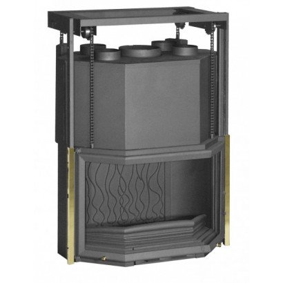 Каминная топка Invicta prismatique 850 контргруз с распределителем воздуха_0 Каминная топка Invicta prismatique 850 контргруз с распределителем воздуха_0