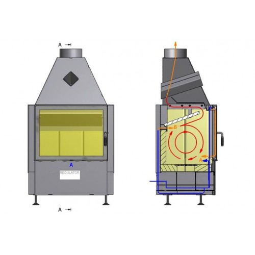 Каминная топка Hajduk Volcano AT_1 Каминная топка Hajduk Volcano AT_1