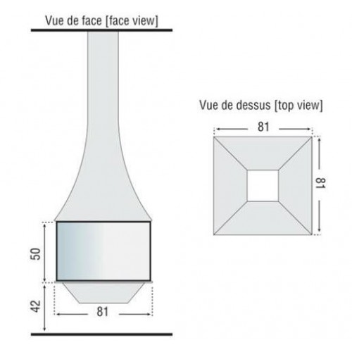 Камин JC Bordelet Julietta 985 BLACK LINE подвесной_1 Камин JC Bordelet Julietta 985 BLACK LINE подвесной_1