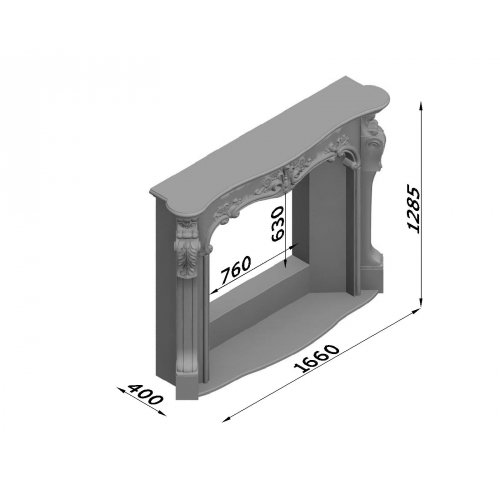 Каминная облицовка Glivi Авиньон_1 Каминная облицовка Glivi Авиньон_1