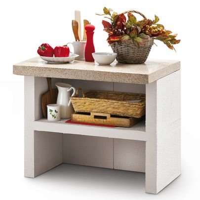 Барбекю Malibu 2: Модуль Столик (Palazzetti)_0 Барбекю Malibu 2: Модуль Столик (Palazzetti)_0