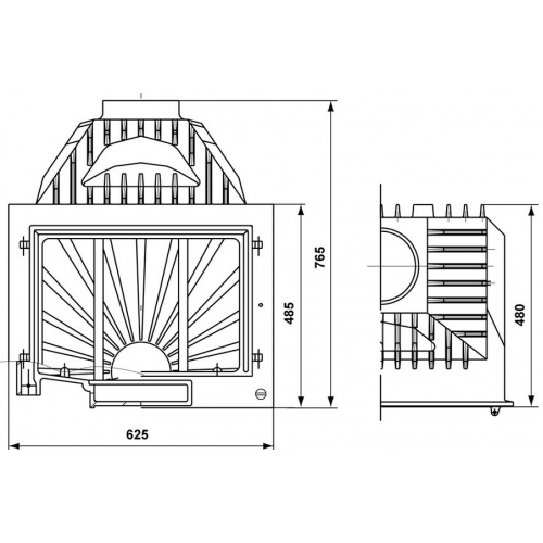 Каминная топка Tarnava Classic Comfort 16_1 Каминная топка Tarnava Classic Comfort 16_1