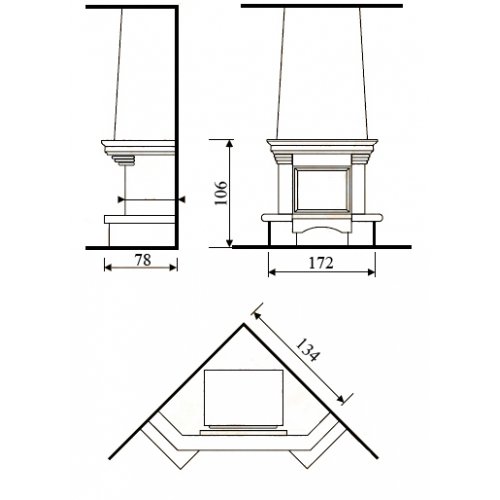 Каминная Облицовка MadeIra Evgeniya 1000_1 Каминная Облицовка MadeIra Evgeniya 1000_1