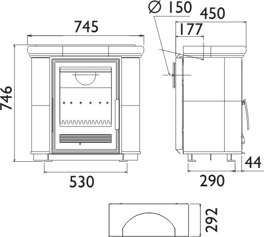 Bavaria K (прямой цоколь, вставка КОМБО) 6,9 кВт_1 Bavaria K (прямой цоколь, вставка КОМБО) 6,9 кВт_1
