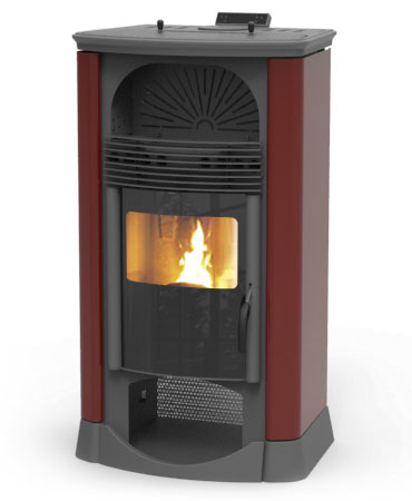 Пеллетный камин воздушный THERMOROSSI 8000 TCOM METALCOLOR 12_3 Пеллетный камин воздушный THERMOROSSI 8000 TCOM METALCOLOR 12_3