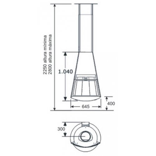Камин Hergom Creta, высота 2800 мм_1 Камин Hergom Creta, высота 2800 мм_1