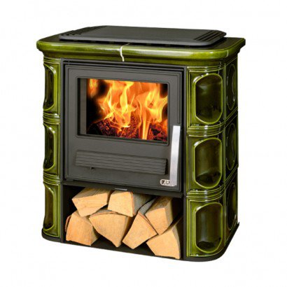 Кафельная печь Florencie вставка Комбо, зеленый_0 Кафельная печь Florencie вставка Комбо, зеленый_0